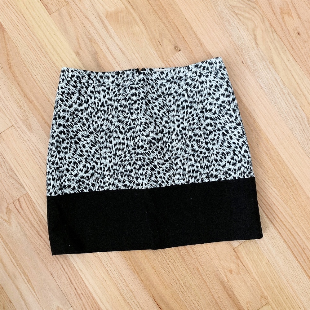 NEW Michael Kors Leopard Print Skirt